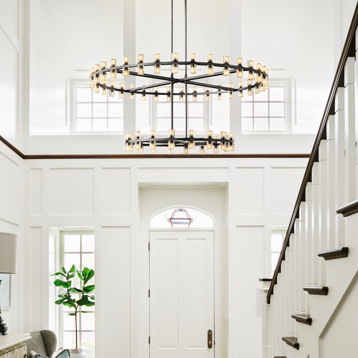Archette Two-Tier Round Chandelier 60"