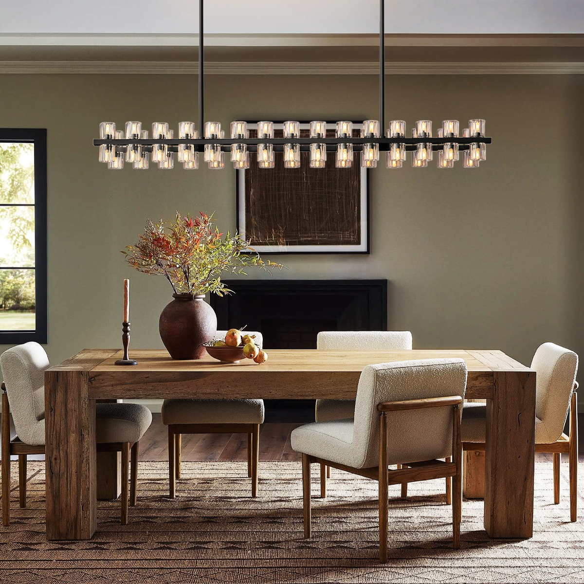 Archette Rectangular Chandelier 54"