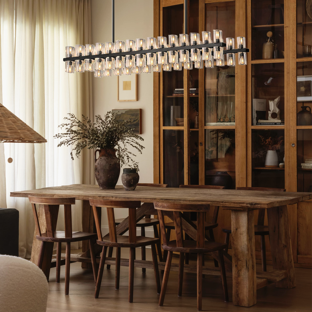 Archette Rectangular Chandelier 72"