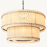 Sanrico Alabaster Tiered Round Chandelier 48"