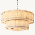 Sanrico Alabaster Tiered Round Chandelier 60"