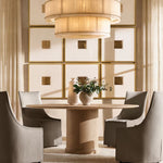 Sanrico Alabaster Tiered Round Chandelier 60"