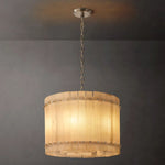 Sanrico Alabaster Round Chandelier 22"