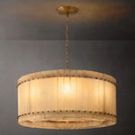 Sanrico Alabaster Round Chandelier 37"