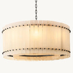 Sanrico Alabaster Round Chandelier 37"