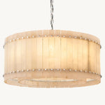 Sanrico Alabaster Round Chandelier 37"