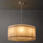 Sanrico Alabaster Round Chandelier 37"