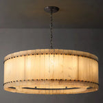 Sanrico Alabaster Round Chandelier 48"