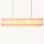Sanrico Alabaster Linear Chandelier 54"