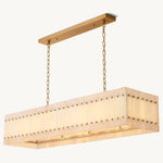 Sanrico Alabaster Linear Chandelier 54"