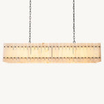 Sanrico Alabaster Linear Chandelier 54"