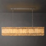 Sanrico Alabaster Linear Chandelier 54"