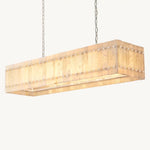 Sanrico Alabaster Linear Chandelier 54"