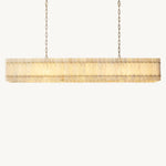 Sanrico Alabaster Linear Chandelier 72"