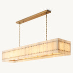 Sanrico Alabaster Linear Chandelier 72"