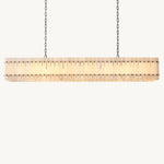 Sanrico Alabaster Linear Chandelier 72"