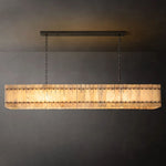 Sanrico Alabaster Linear Chandelier 72"