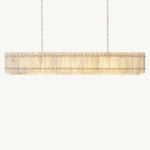Sanrico Alabaster Linear Chandelier 72"
