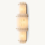 Sanrico Alabaster Round Wall Sconce