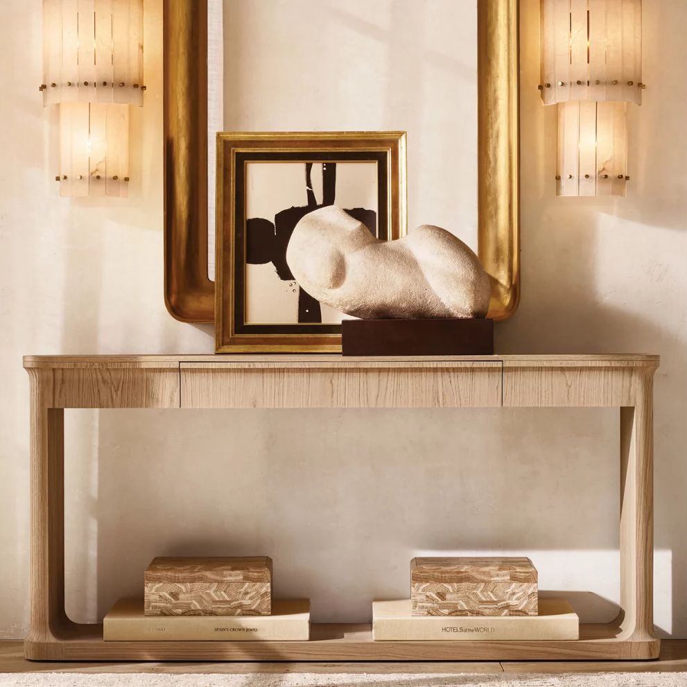 Sanrico Alabaster Round Wall Sconce