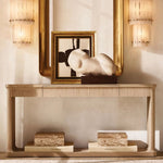 Sanrico Alabaster Round Wall Sconce