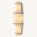 Sanrico Alabaster Round Wall Sconce
