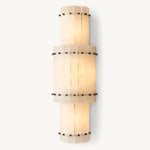Sanrico Alabaster Round Wall Sconce