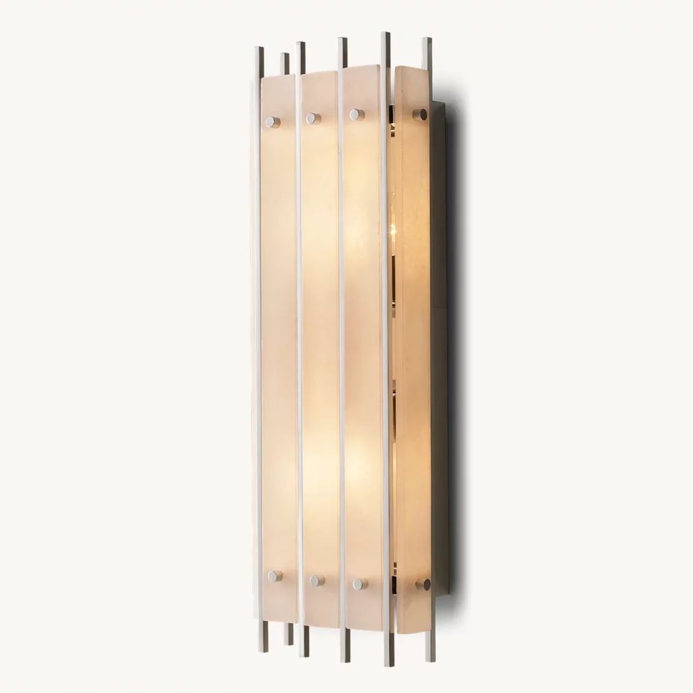 Sanrico Alabaster Rectangular Wall Sconce