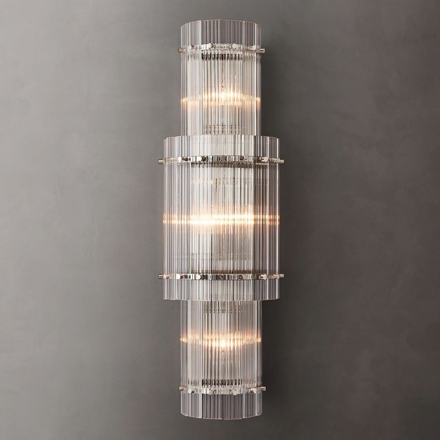 Sanrico Glass Round Wall Sconce