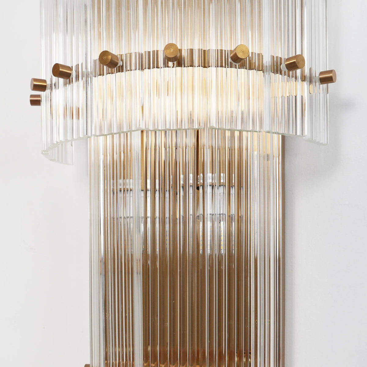 Sanrico Glass Round Wall Sconce