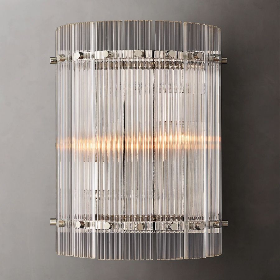 Sanrico Glass Round Wall Sconce
