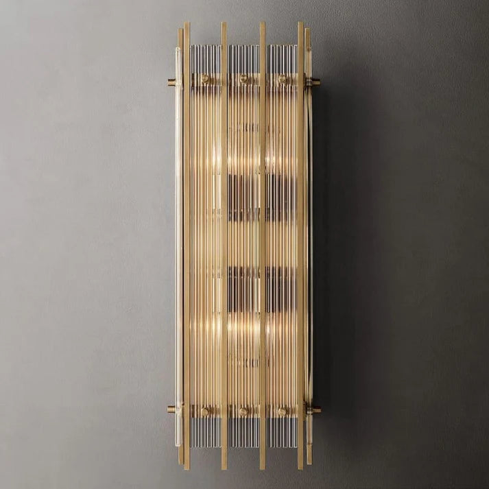 Sanrico Glass Rectangle Wall Sconce