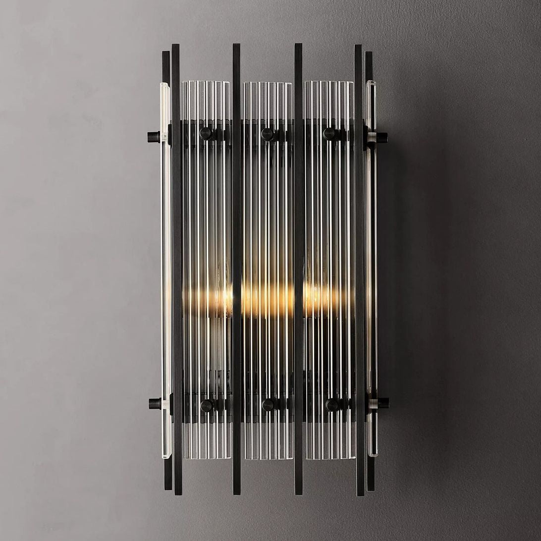 Sanrico Glass Rectangle Wall Sconce