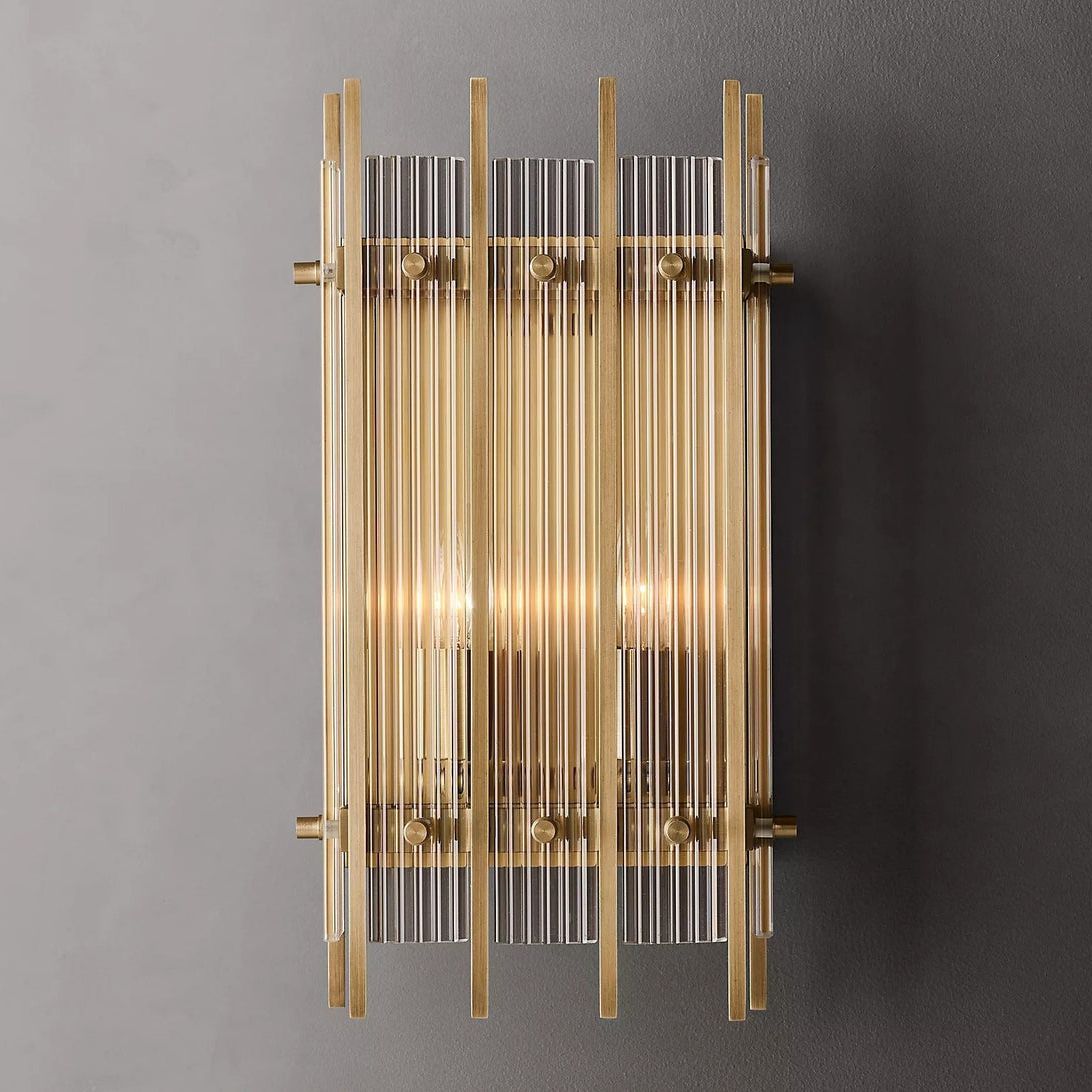 Sanrico Glass Rectangle Wall Sconce