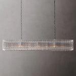 Sanrico Glass Rectangle Chandelier 72"