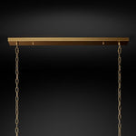 Sanrico Glass Rectangle Chandelier 72"