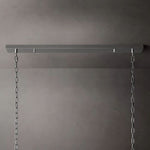 Sanrico Glass Rectangle Chandelier 72"