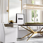 Sanrico Glass Rectangle Chandelier 72"