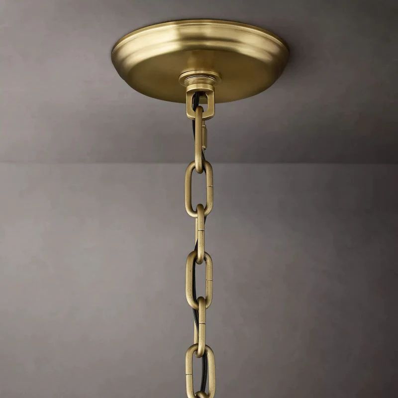 Sanrico Glass Round Chandelier 37"