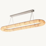 Rivent Lisse Oval Chandelier 74"