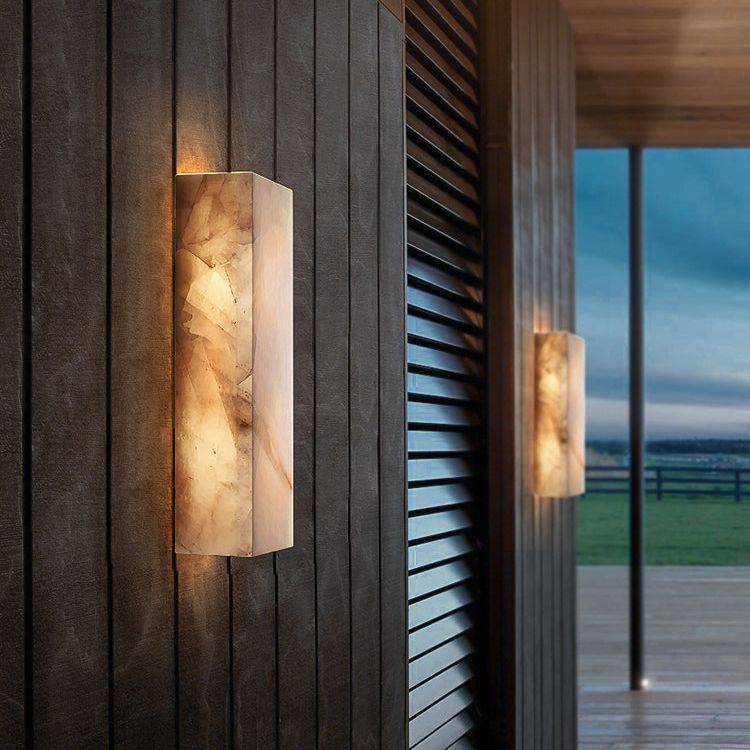 Rivent Alabaster Wall Sconce