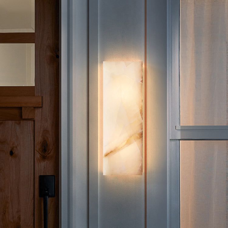 Rivent Alabaster Wall Sconce