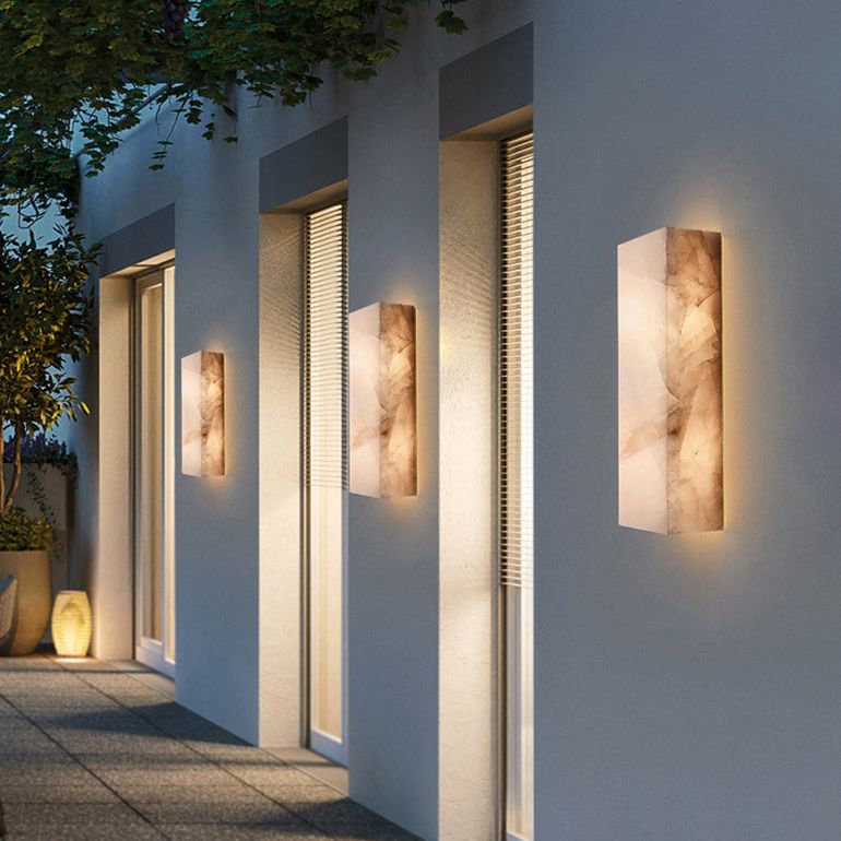 Rivent Alabaster Wall Sconce
