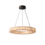 Rivent Alabaster Round Chandelier 31"