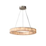 Rivent Alabaster Round Chandelier 31"