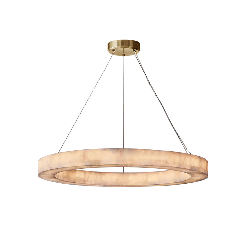Rivent Alabaster Round Chandelier 40"
