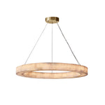 Rivent Alabaster Round Chandelier 40"