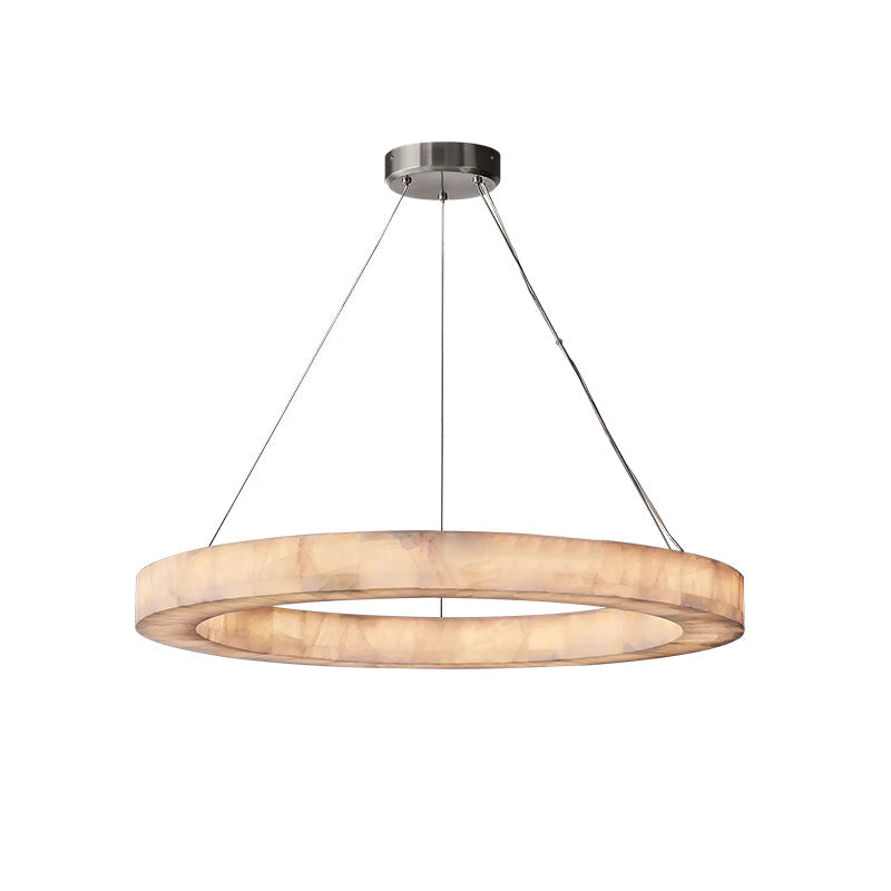 Rivent Alabaster Round Chandelier 40"