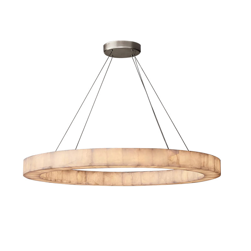 Rivent Alabaster Round Chandelier 60"