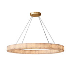 Rivent Alabaster Round Chandelier 60"